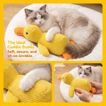 Canard en peluche gaufrée à couiner, trois tailles