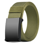 Ceinture mixte en sangle nylon, boucle à cliquet