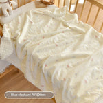 Couverture de sieste en gaze de coton, envers gaufré — coloris