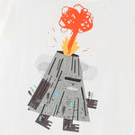 T-shirt enfant col rond à motif — coupe classique