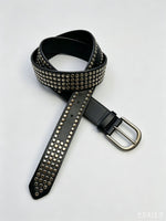 Ceinture noir et blanc à ligne minimaliste — coloris