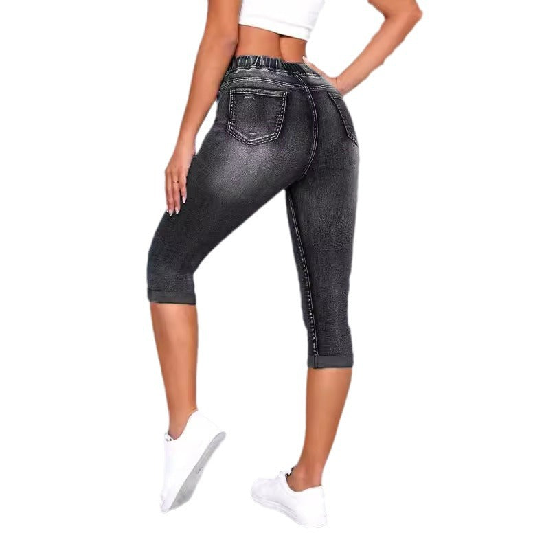 Jean femme coupe classique — denim cinq poches