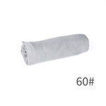 Écharpe unie en mélange coton-lin — respirante, 28 coloris