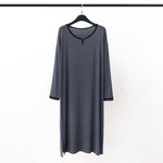 Peignoir long sous le genou — tombé souple