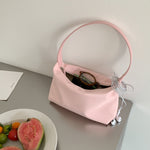 Sac baguette en nylon — poche zippée intérieure et porte-carte
