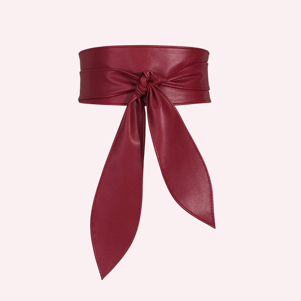 Ceinture large à nouer, longs pans en ruban — coloris