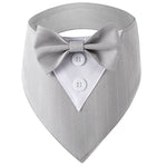 Bandana chien façon smoking — nœud papillon amovible — coloris