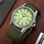 Montre homme militaire à bracelet nylon