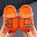 Chaussons enfant à motif dinosaure — semelle souple — coloris