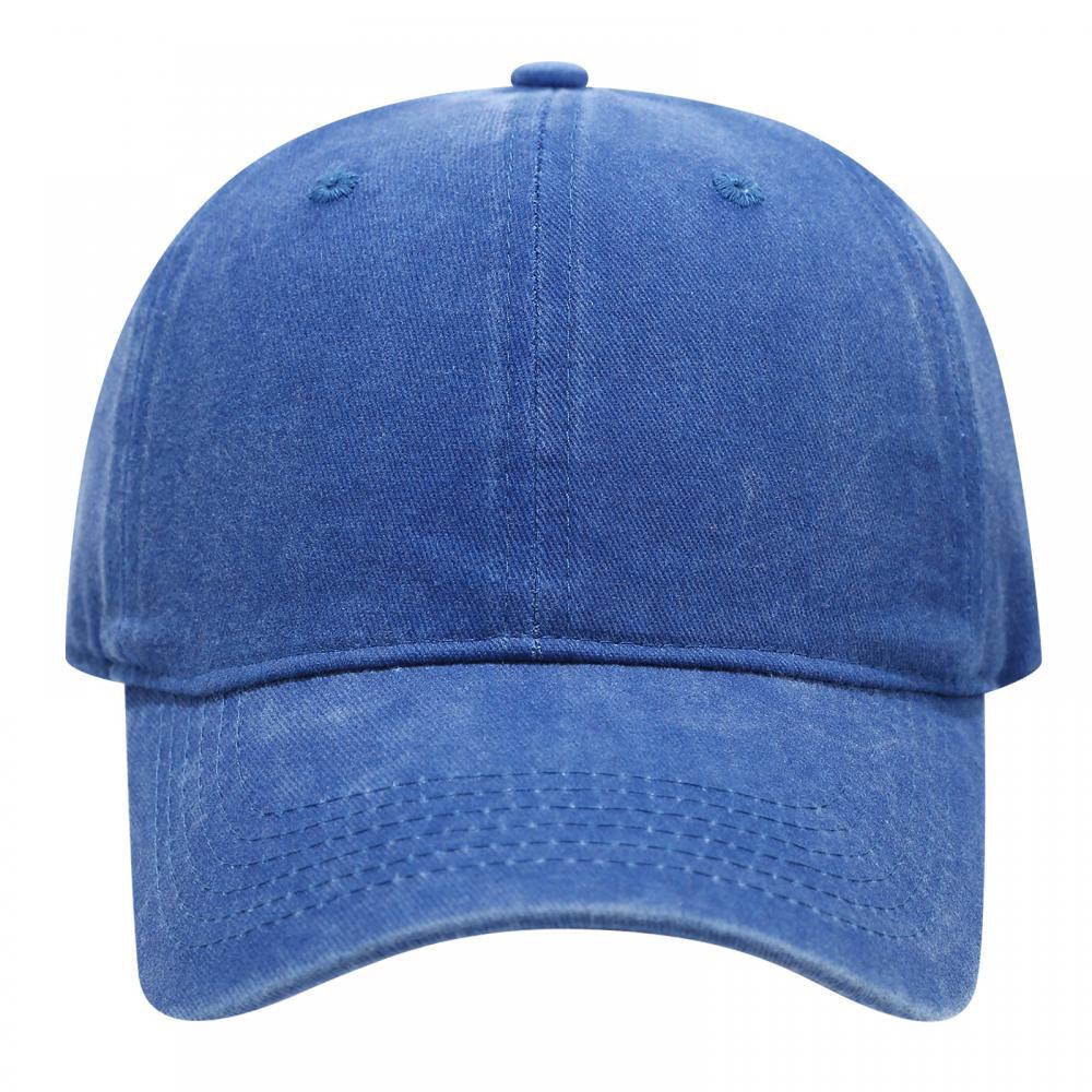 Casquette baseball en coton brodé — visière préformée — coloris