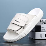 Sandales homme en cuir — semelle crantée, brides réglables