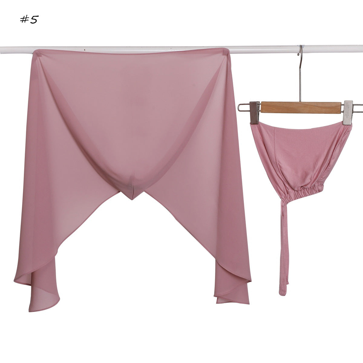 Ensemble capuche et foulard assortis — fermeture magnétique, — coloris