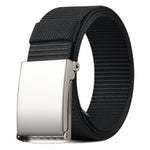 Ceinture mixte en sangle nylon, boucle à cliquet