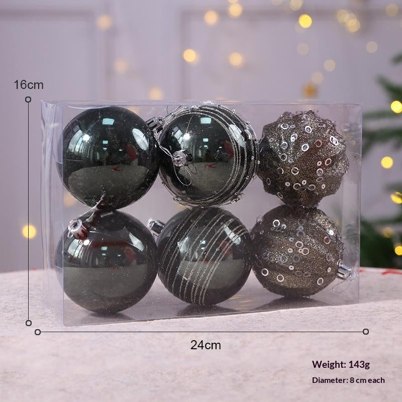 Décorations de sapin en lot — boules, pommes de pin ou casse-noisette