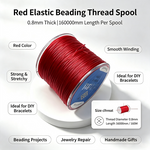 Fil élastique pour perles — résistant, spécial bracelets