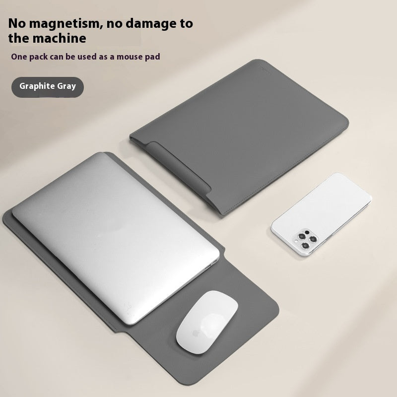 Housse d’ordinateur dépliable — fait aussi tapis de souris — coloris