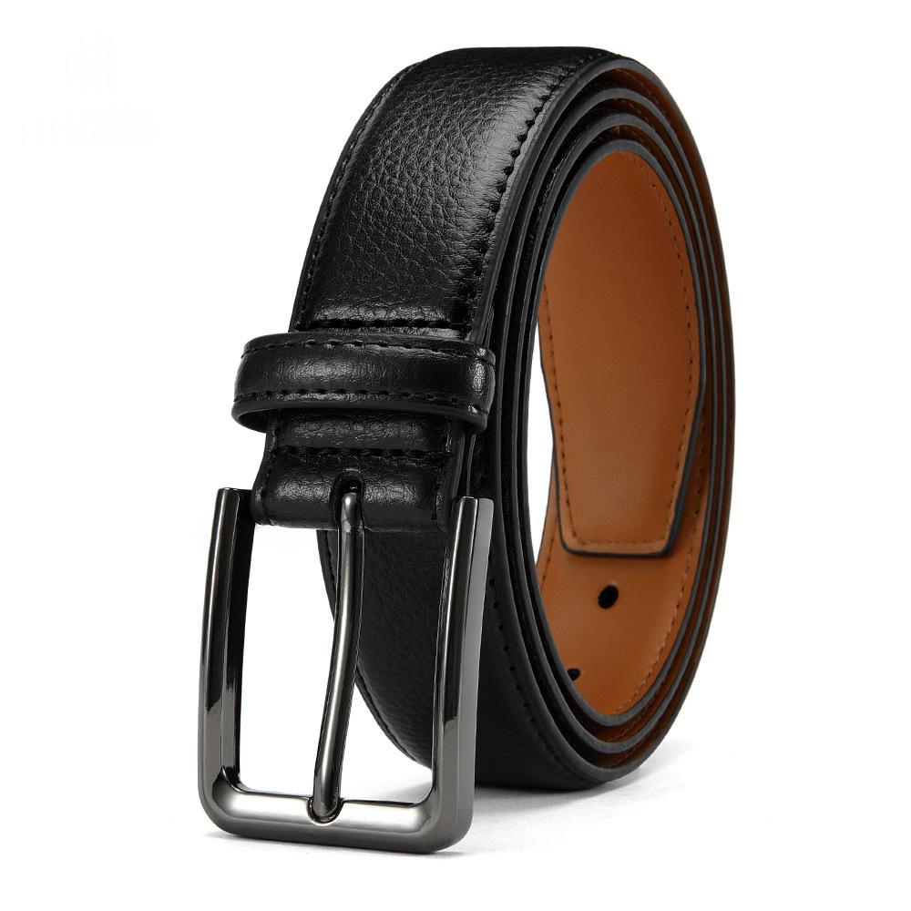 Ceinture en cuir verni pour jean — finition brillante