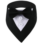 Bandana chien façon smoking — nœud papillon amovible — coloris