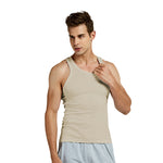Débardeur de corps en coton extensible — respirant — coloris