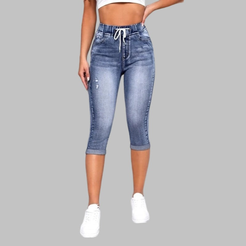 Jean femme coupe classique — denim cinq poches