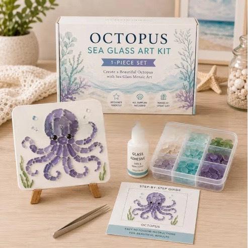 Kit de mosaïque autocollante — loisir créatif enfant et adul — coloris