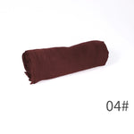 Écharpe unie en mélange coton-lin — respirante, 28 coloris — coloris