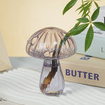 Vase champignon en verre borosilicate soufflé — coloris