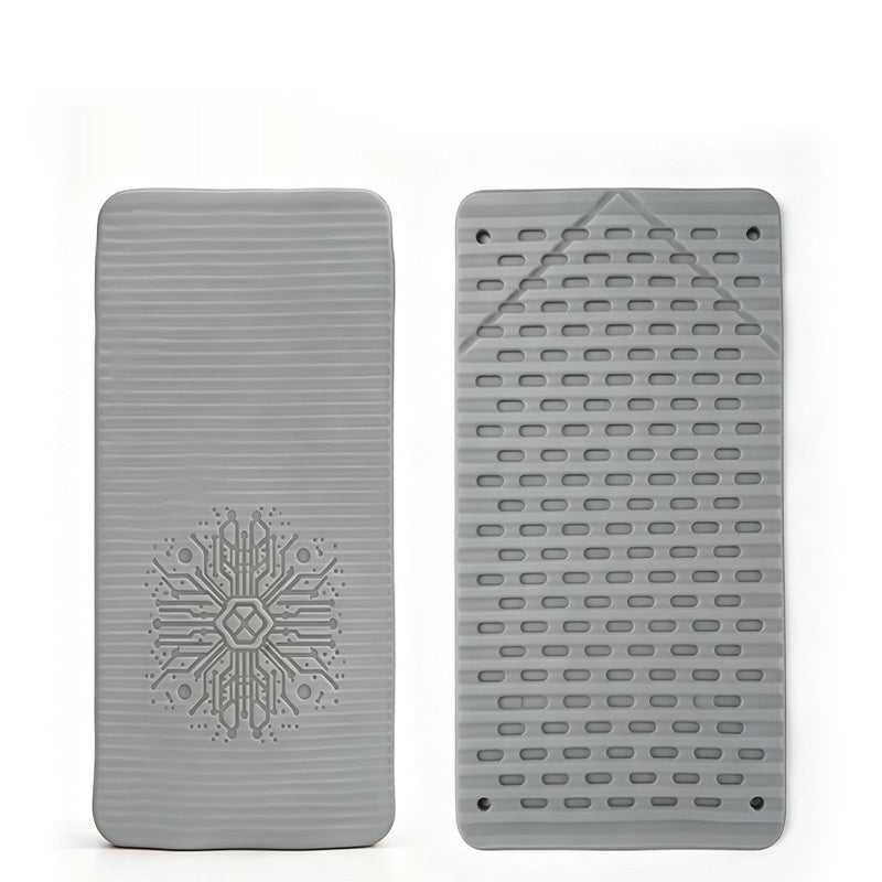 Tapis de silicone pliable qui fait béquille
