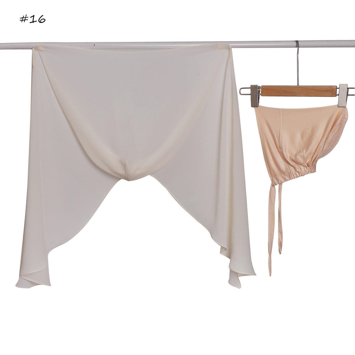 Ensemble capuche et foulard assortis — fermeture magnétique, — coloris