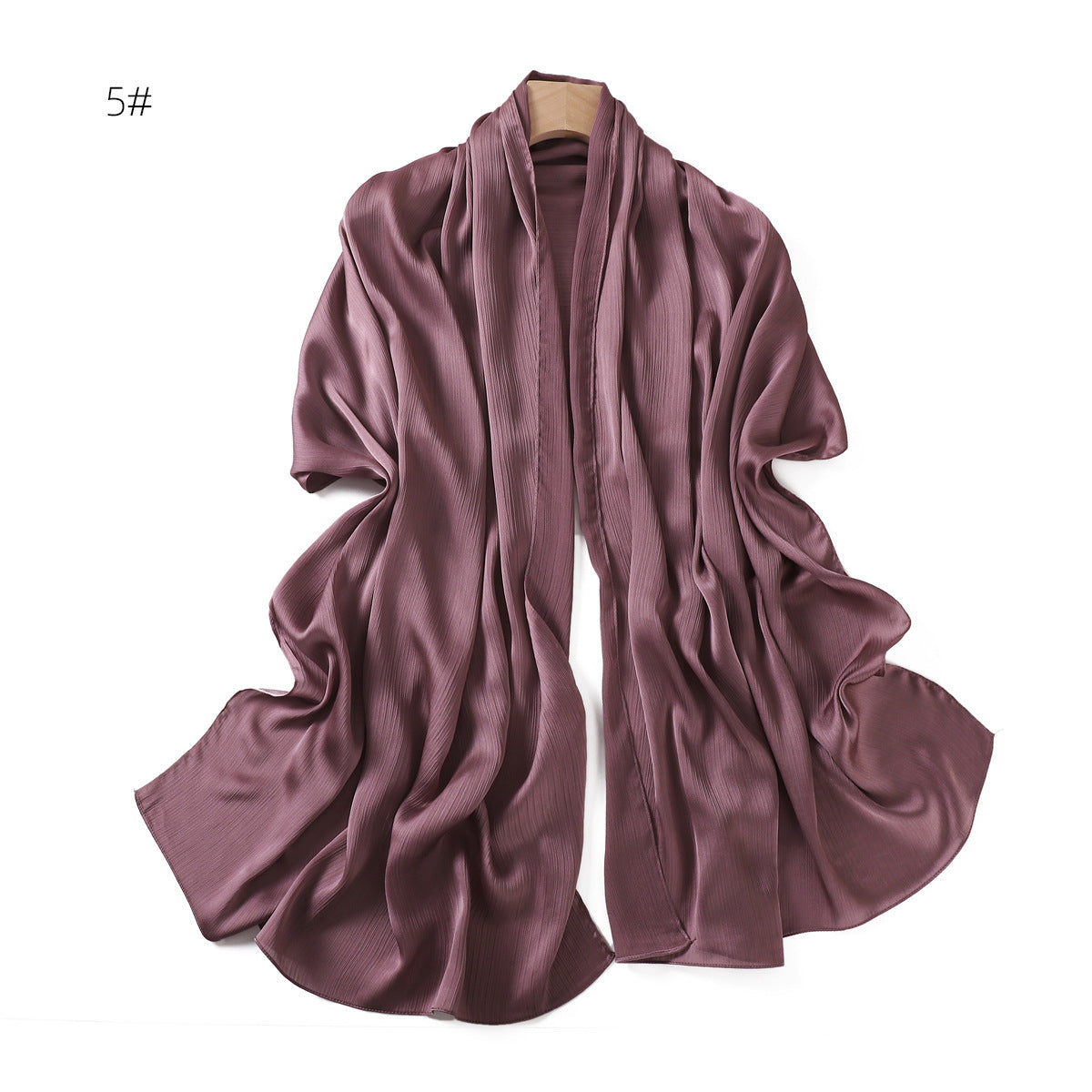 Châle d'été uni — tissage respirant, 15 coloris — coloris