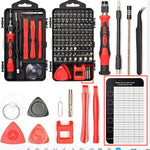 Coffret de tournevis de précision 115 en 1 — embouts magnétiques et outils d’ouverture