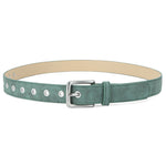 Ceinture femme mate à boucle ardillon — surface résistante