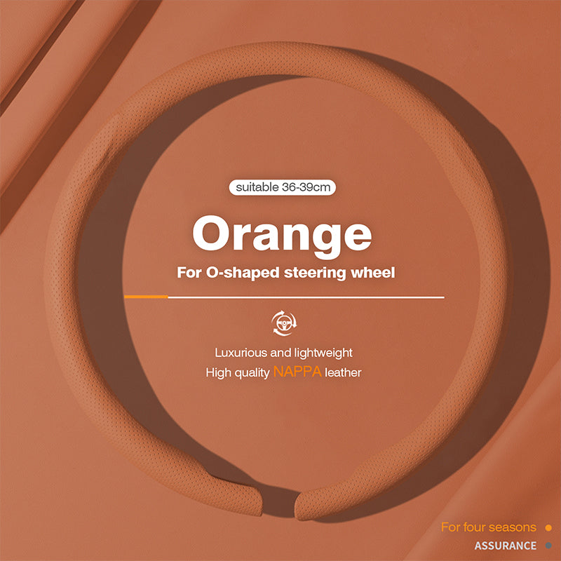 Housse de volant grain agneau — volant rond ou forme D, 38 c — coloris