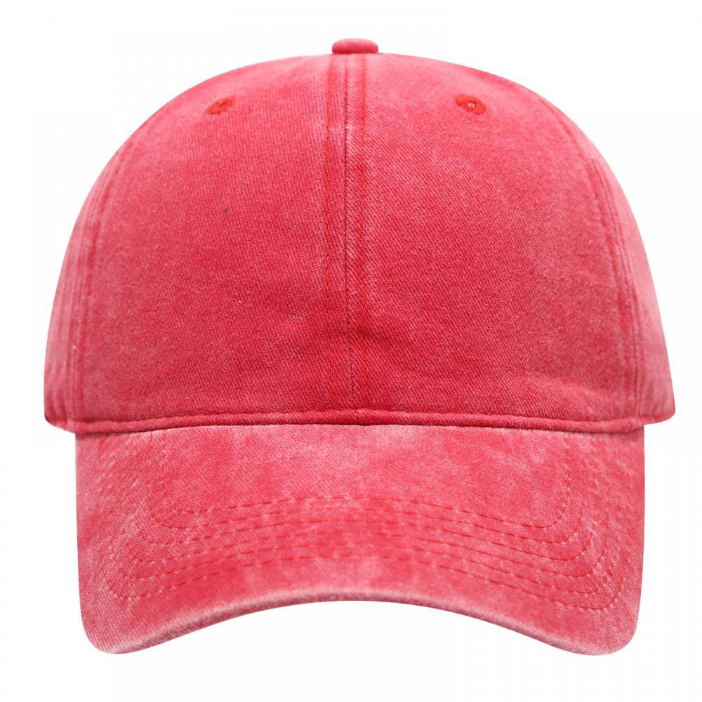 Casquette baseball en coton brodé — visière préformée