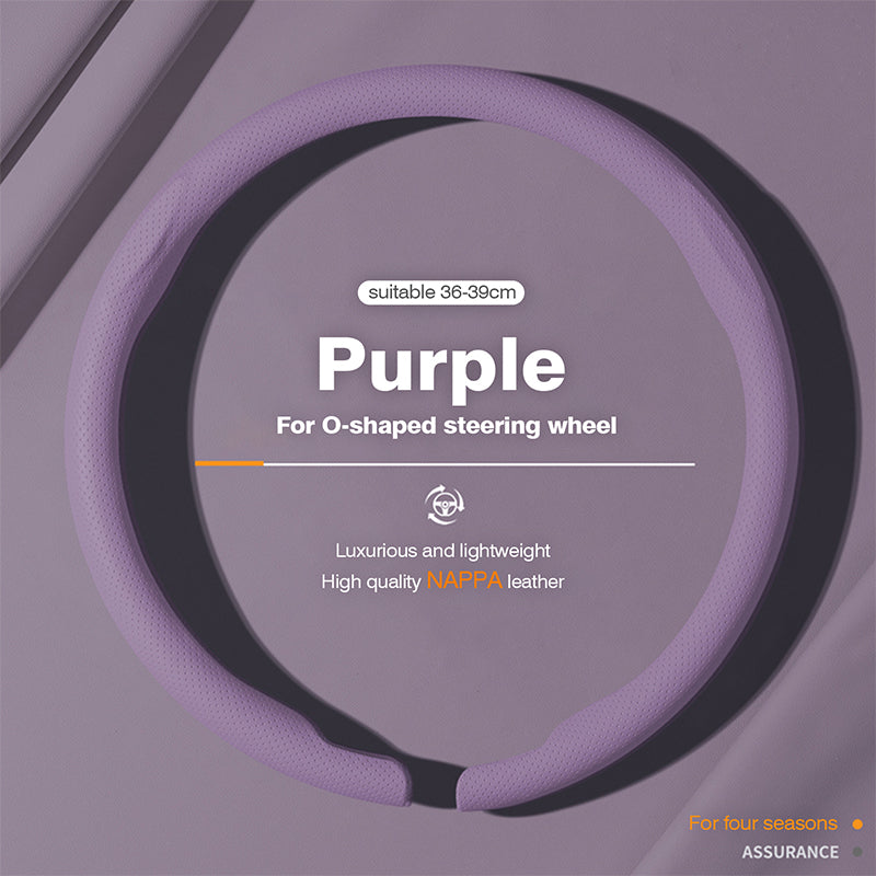 Housse de volant grain agneau — volant rond ou forme D, 38 c — coloris