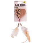 Canne à pêche pour chat à plumes, figurine au choix — coloris