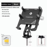 Support téléphone vélo en aluminium — verrou six griffes, 55 — coloris