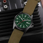 Montre homme militaire à bracelet nylon
