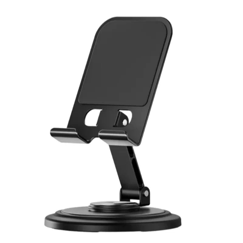 Support de bureau en métal à base rotative