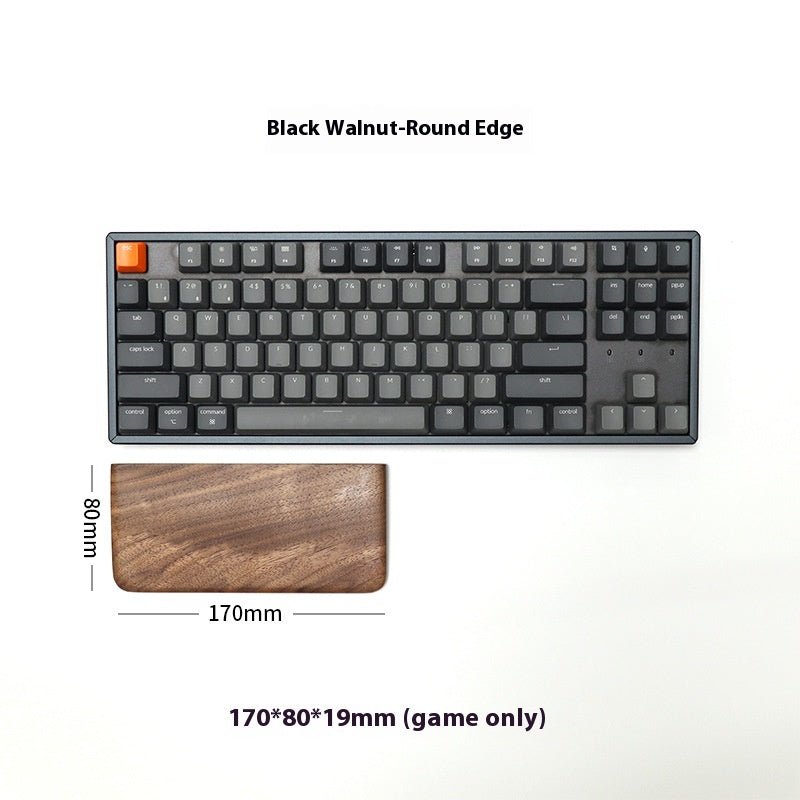 Repose-poignet en bois pour clavier et souris