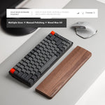 Repose-poignet en bois pour clavier et souris