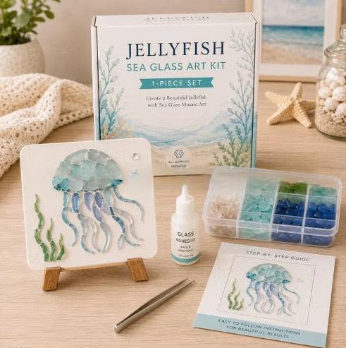 Kit de mosaïque autocollante — loisir créatif enfant et adul — coloris
