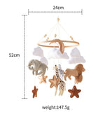 Mobile décoratif en feutrine pour chambre d’enfant