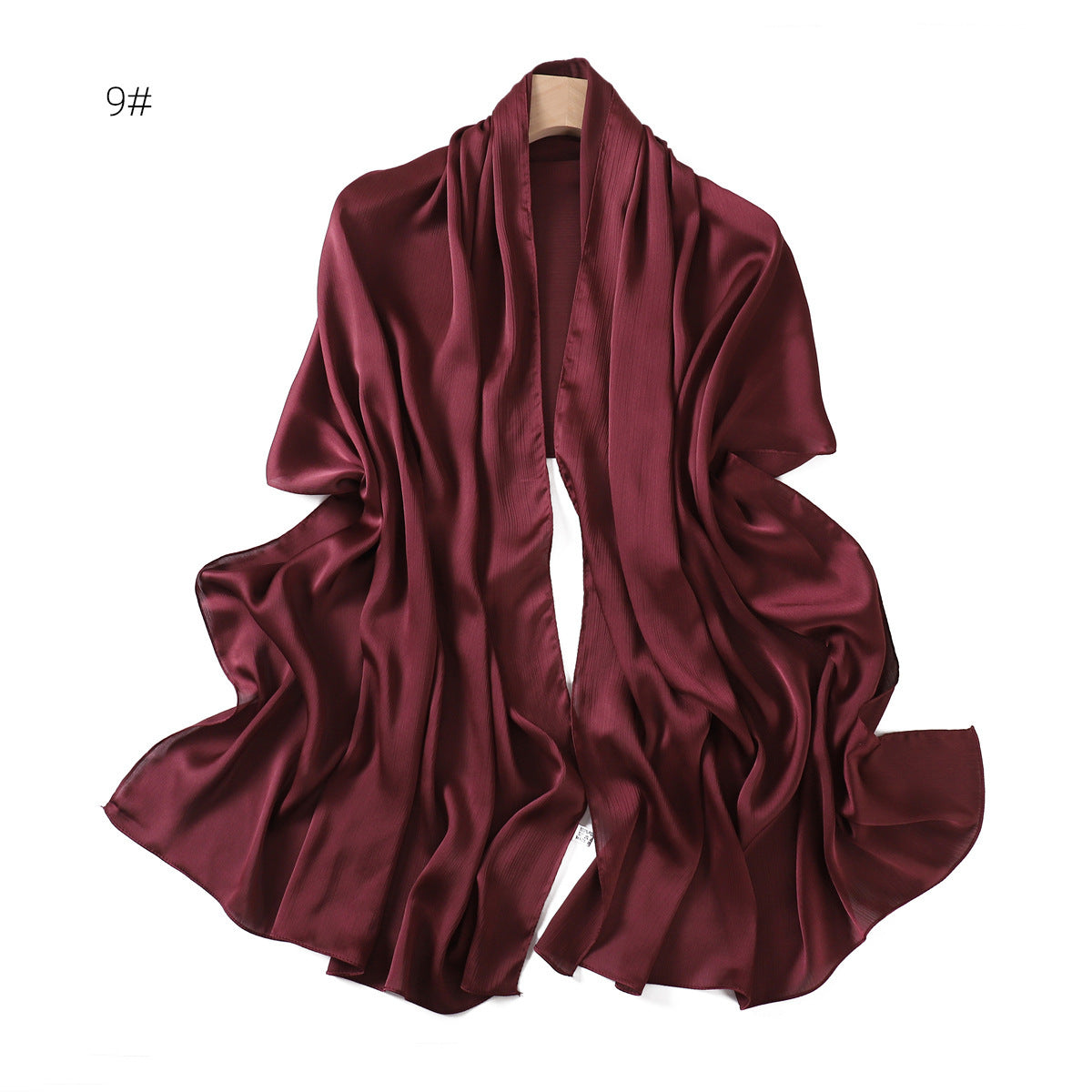 Châle d'été uni — tissage respirant, 15 coloris — coloris
