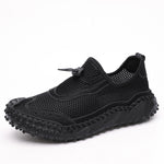 Chaussures homme en mesh respirant — à enfiler, semelle crantée