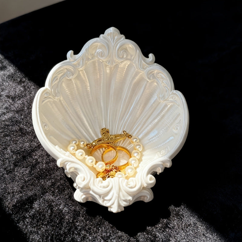 Vide-poche coquillage à décor rocaille, imprimé 3D