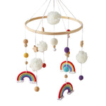 Mobile de lit style nordique — décoration de chambre de bébé — coloris
