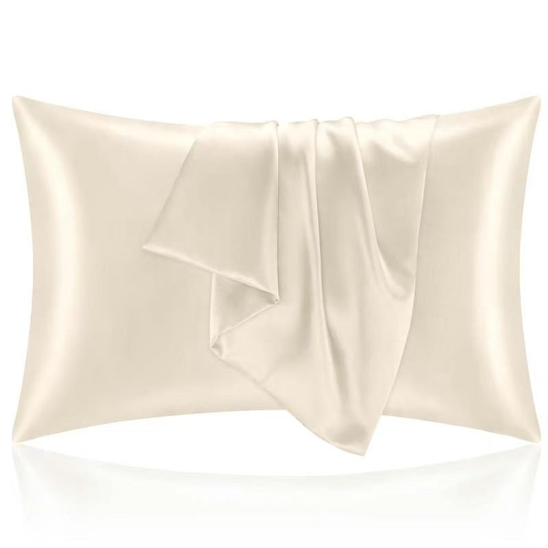 Taie d’oreiller en satin, toucher soyeux