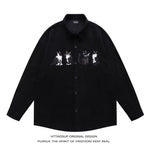 Chemise homme décontractée coupe large — mi-saison