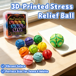 Grosse balle anti-stress et 9 mini-balles — imprimées 3D